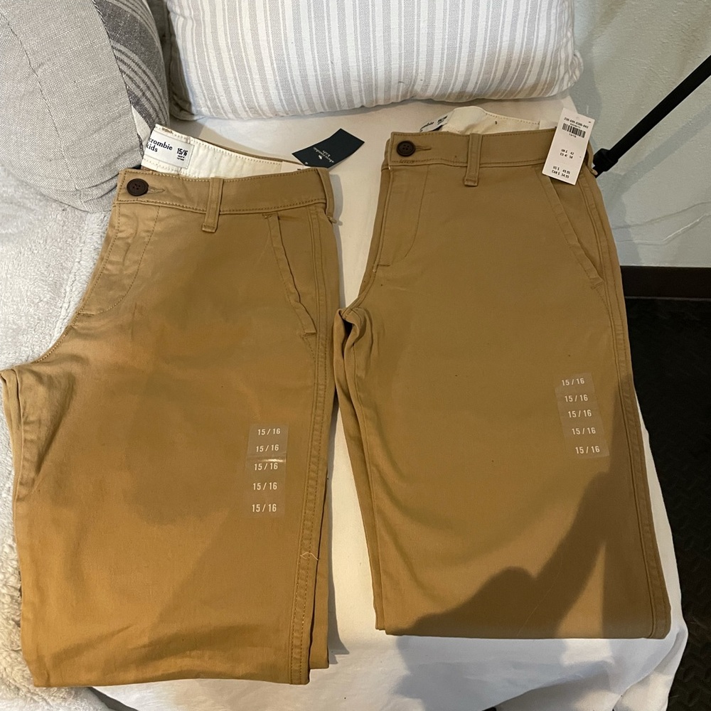 Abercrombie kids adjustable waist pants